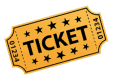 Conference Ticket yellow